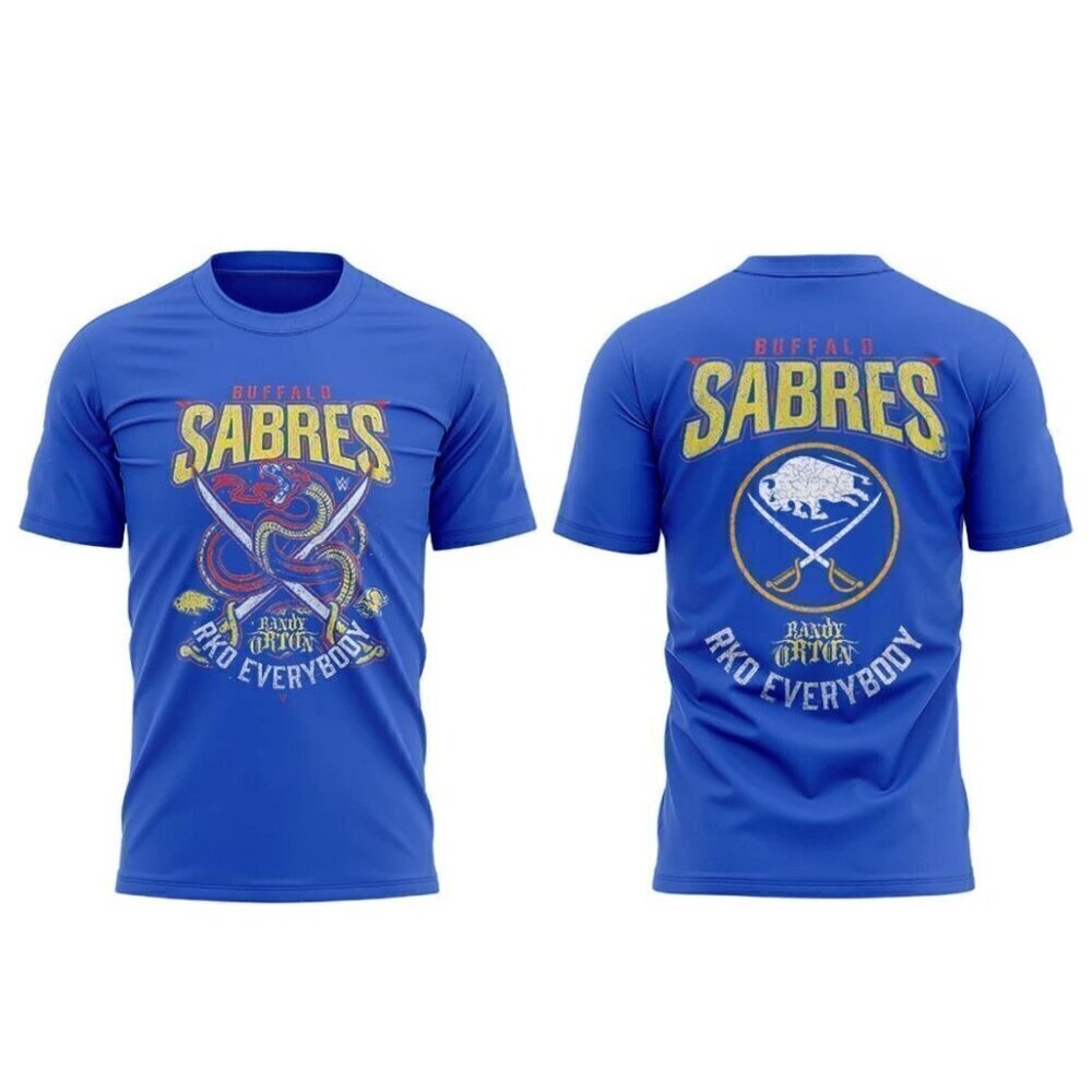 Buffalo Sabres x Randy Orton RKO Everybody Unisex T-Shirt .